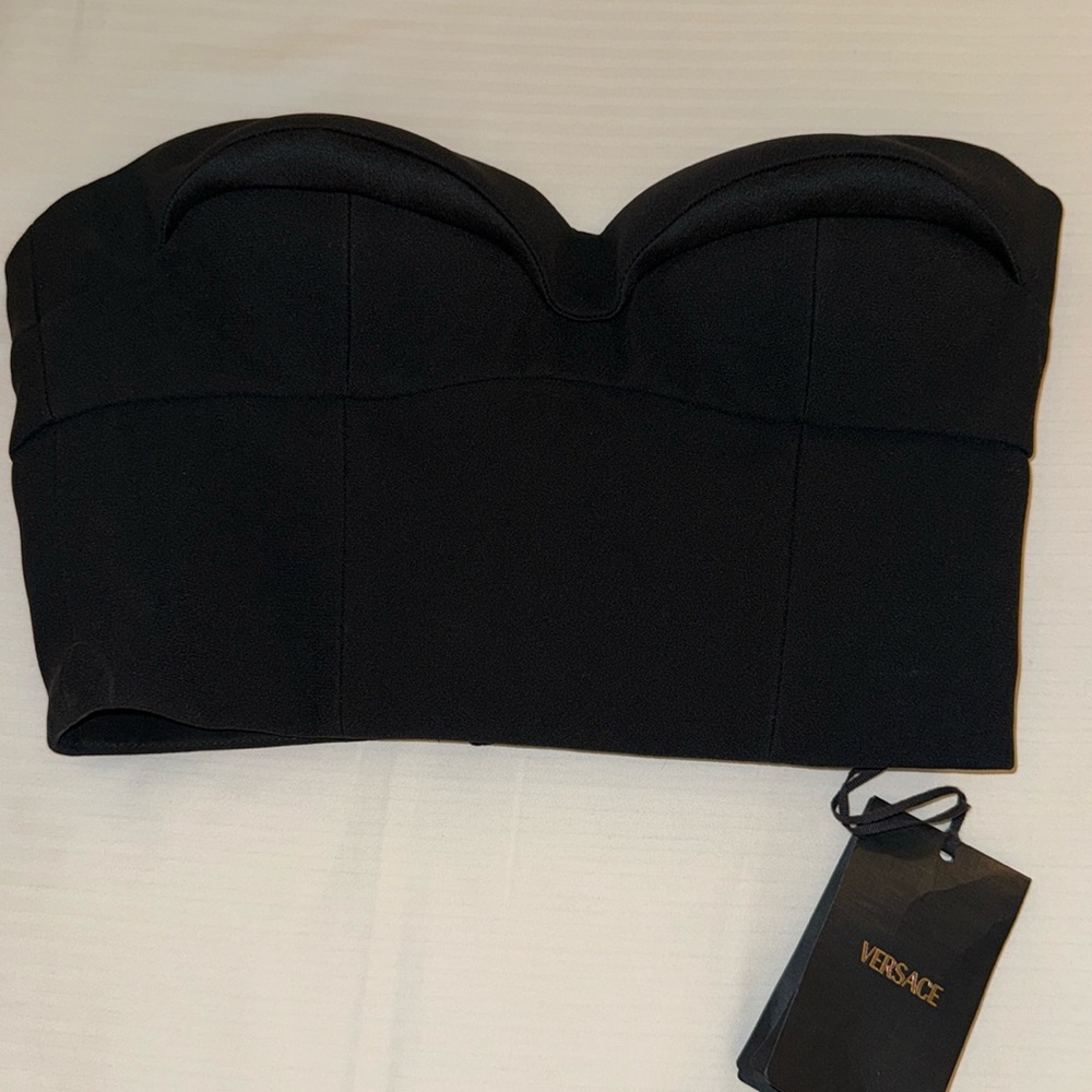 Versace Black Corset Top - New with Tags